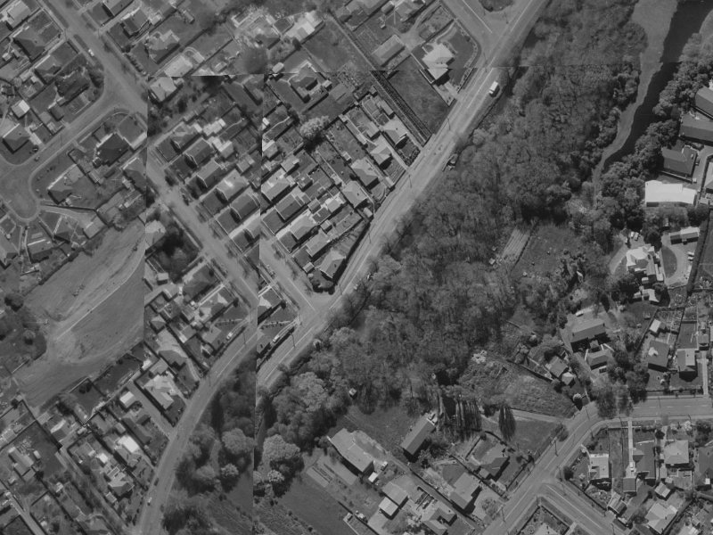 279–295 Ashgrove Terrace from the air, 1970-1974