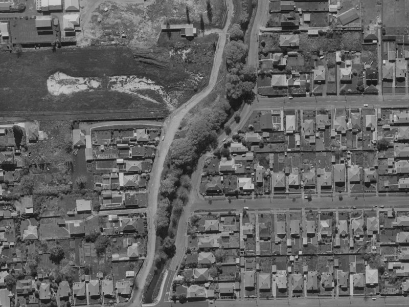 111 Waimea Terrace from the air, 1970-1974