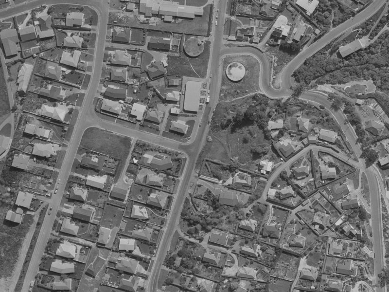 93 Major Hornbrook Road from the air, 1970-1974