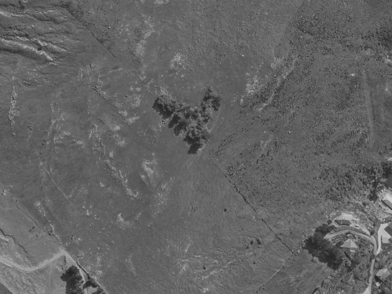 77A Glenstrae Road from the air, 1970-1974