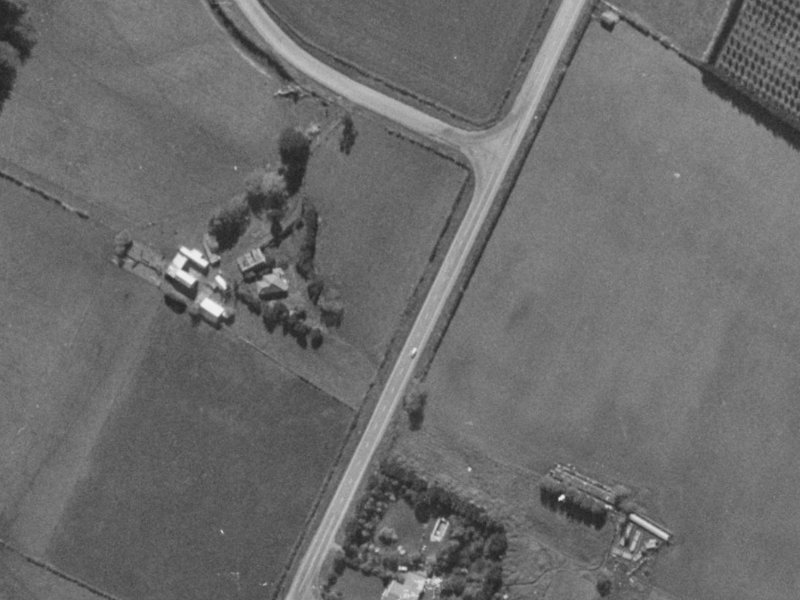 George West Square from the air, 1970-1974
