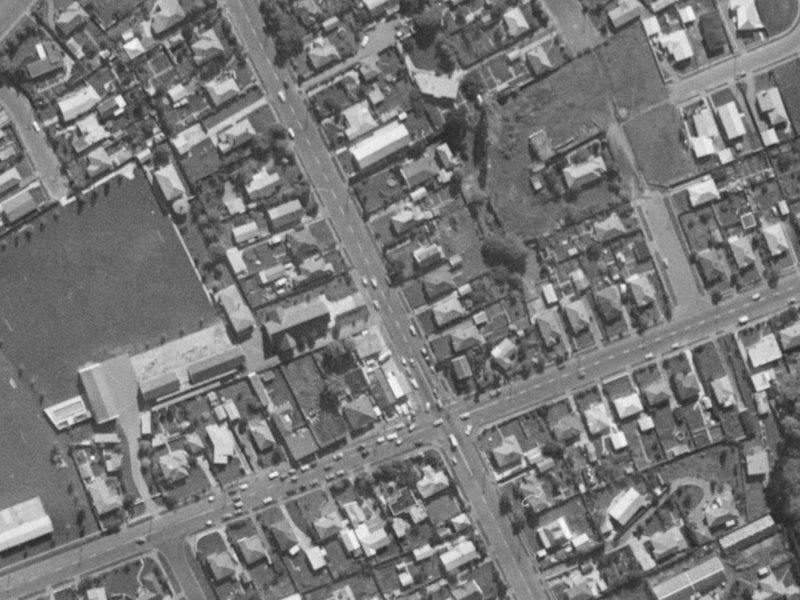 175 Hoon Hay Road from the air, 1970-1974