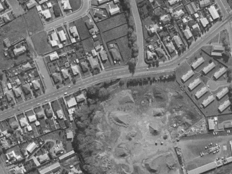 31 Sparks Road from the air, 1970-1974