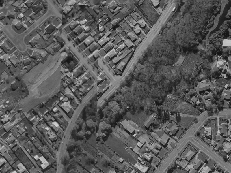 279 Ashgrove Terrace from the air, 1970-1974