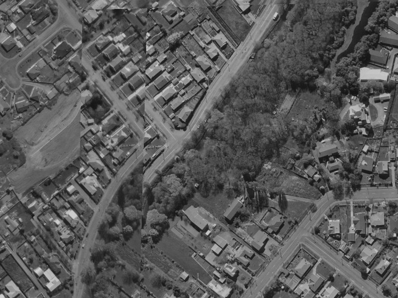 287 Ashgrove Terrace from the air, 1970-1974