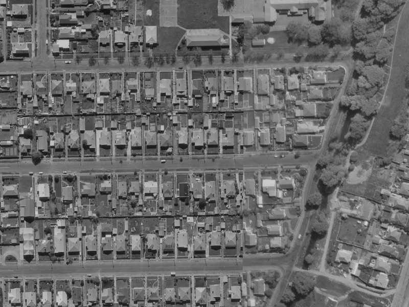 83 Martin Avenue from the air, 1970-1974