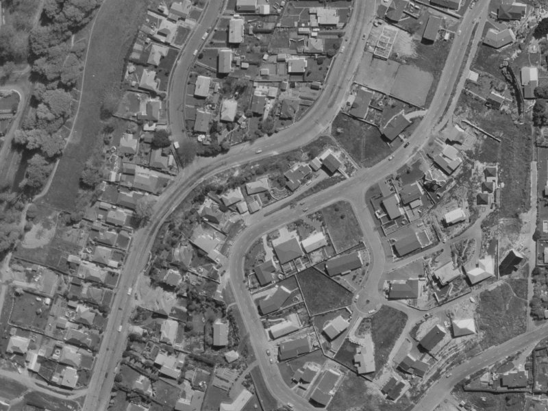 30A Parklands Drive from the air, 1970-1974