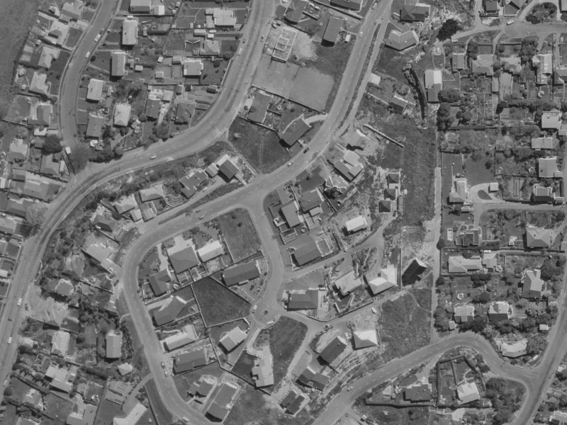 Parklands Drive from the air, 1970-1974