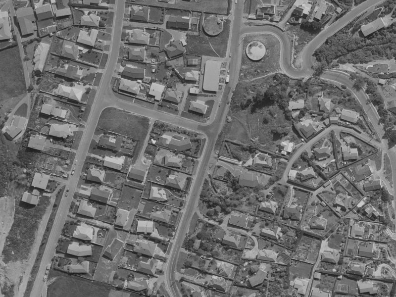112 Major Hornbrook Road from the air, 1970-1974