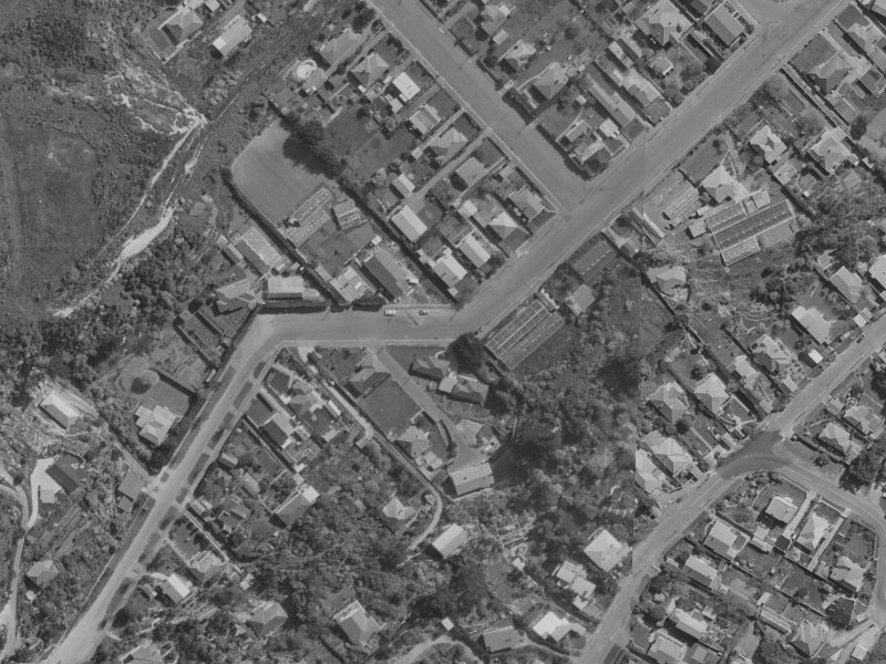 33 Augusta Street from the air, 1970-1974