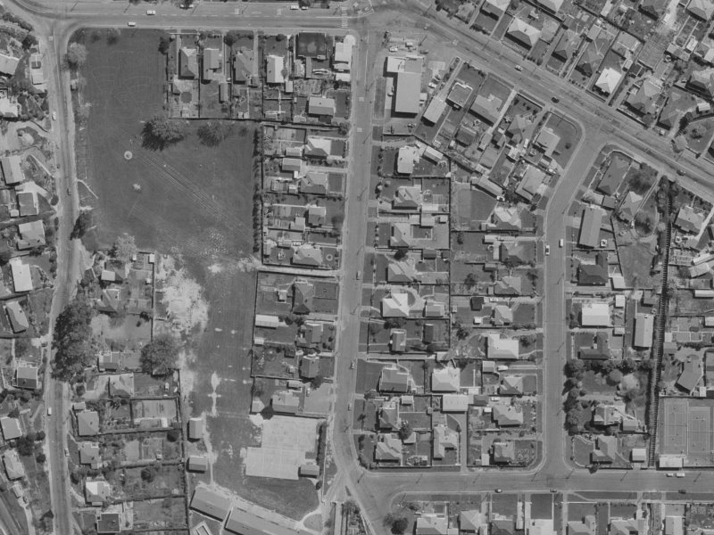 10 Albert Terrace from the air, 1970-1974