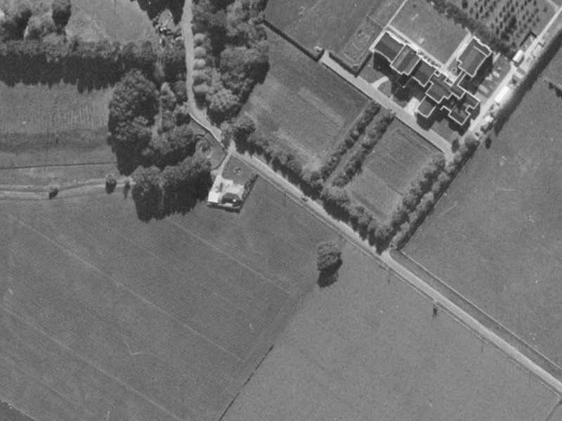 42 Aidanfield Drive from the air, 1970-1974