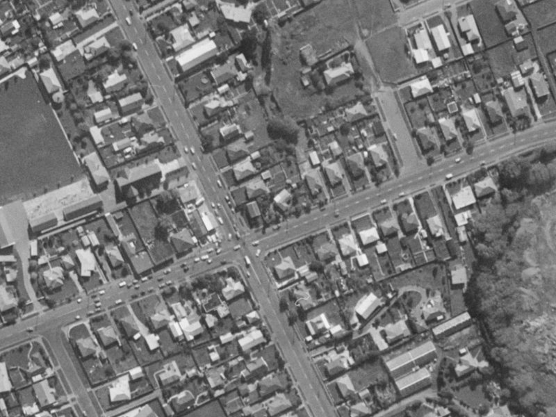 65 Sparks Road from the air, 1970-1974