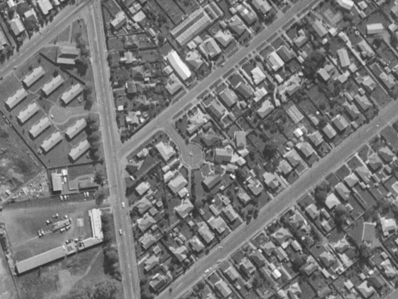 3 Merle Place from the air, 1970-1974