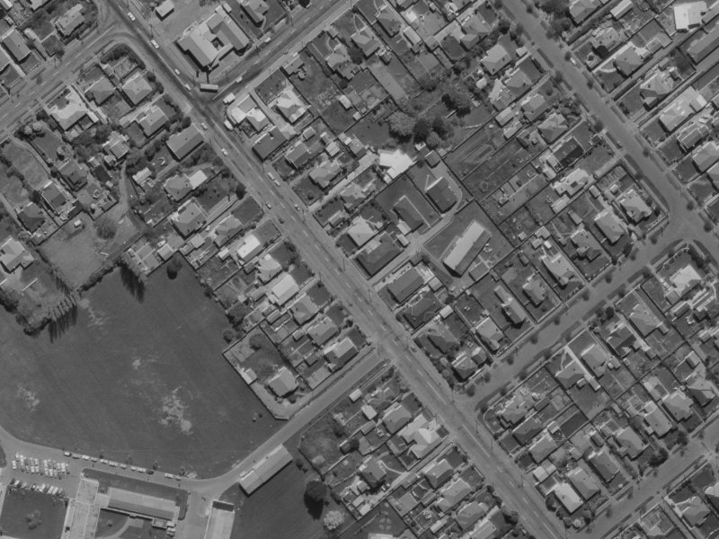64 Barrington Street from the air, 1970-1974