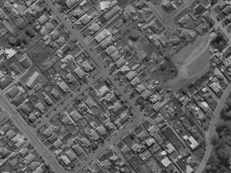43 Tainui Street from the air, 1970-1974