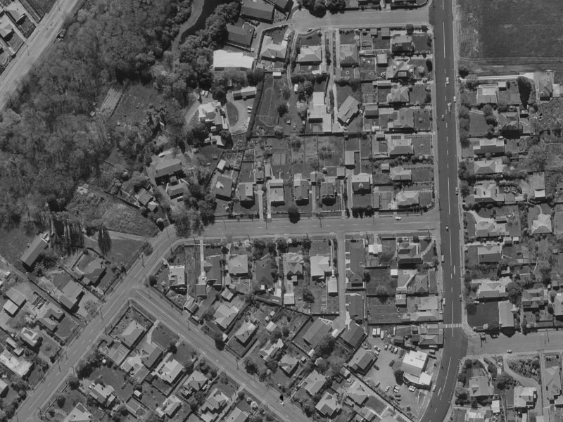 8 Thorrington Road from the air, 1970-1974