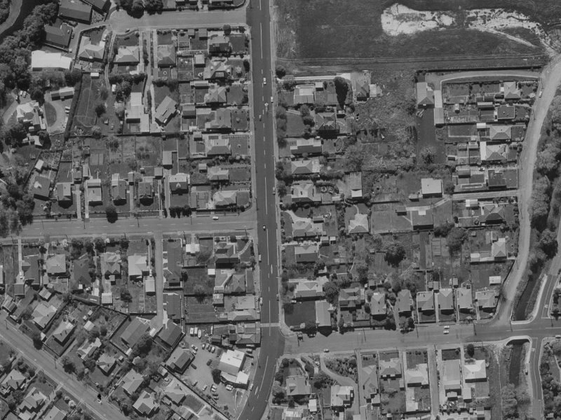 36B Colombo Street from the air, 1970-1974