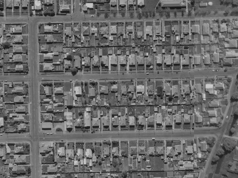 68 Martin Avenue from the air, 1970-1974