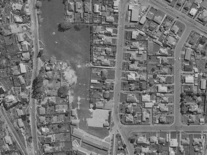 16 Albert Terrace from the air, 1970-1974