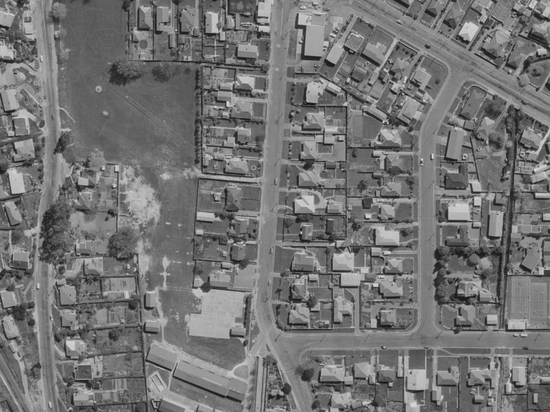 16A Albert Terrace from the air, 1970-1974