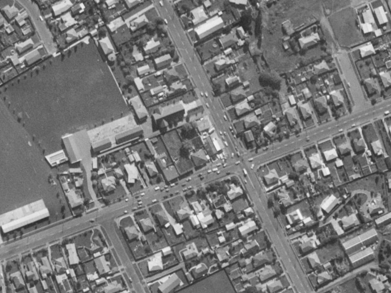 73 Sparks Road from the air, 1970-1974