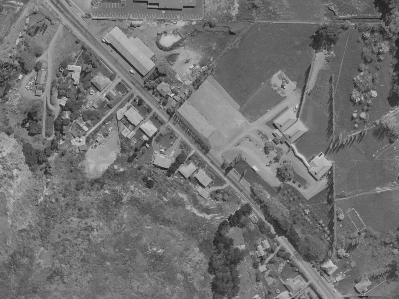 335 Port Hills Road from the air, 1970-1974