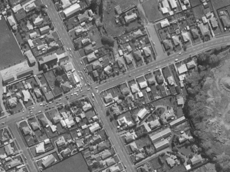 64 Sparks Road from the air, 1970-1974