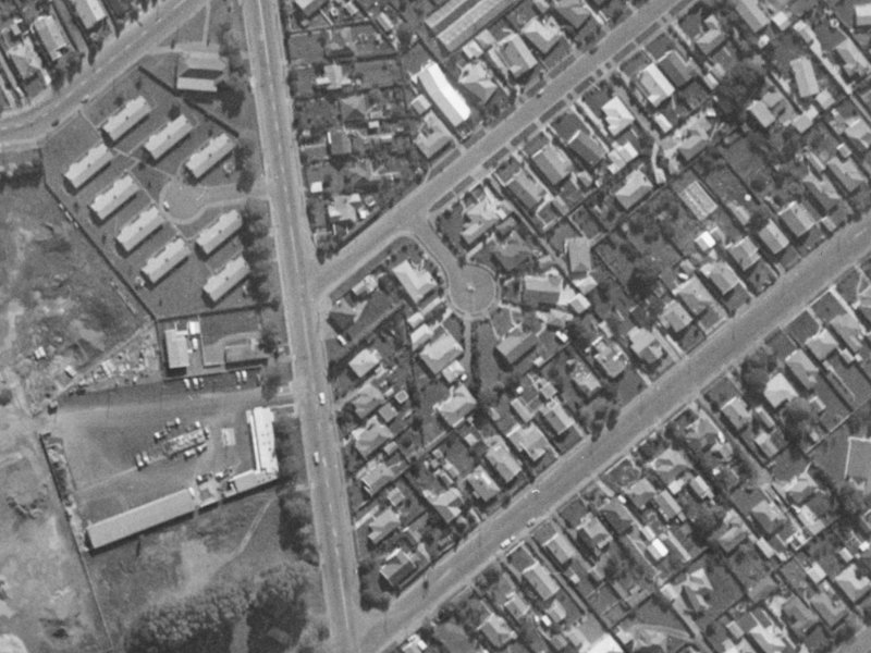 4 Merle Place from the air, 1970-1974