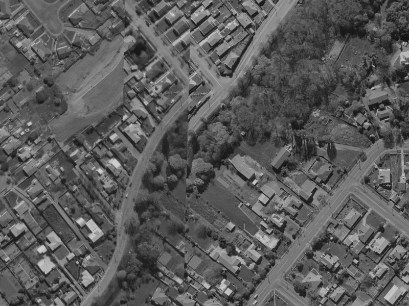 272 Ashgrove Terrace from the air, 1970-1974