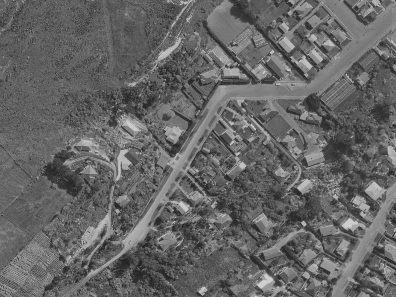 49 Augusta Street from the air, 1970-1974