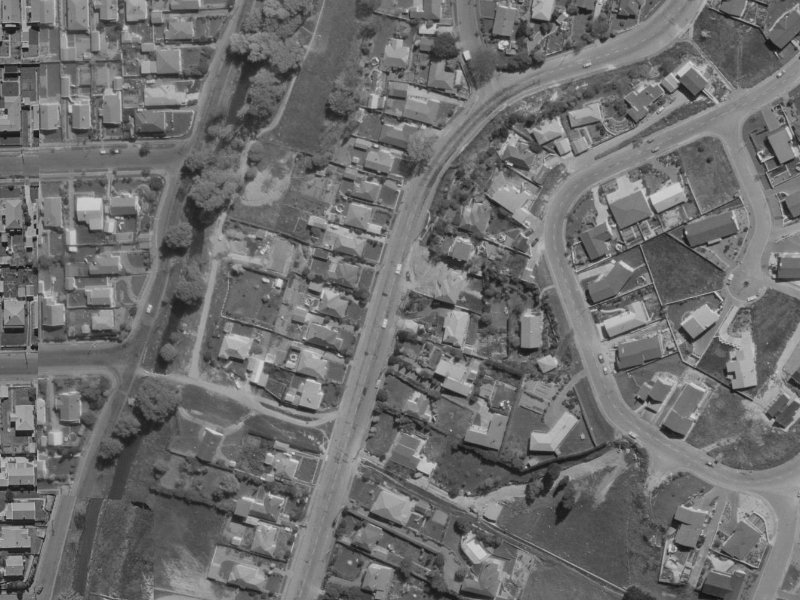 128 Centaurus Road from the air, 1970-1974