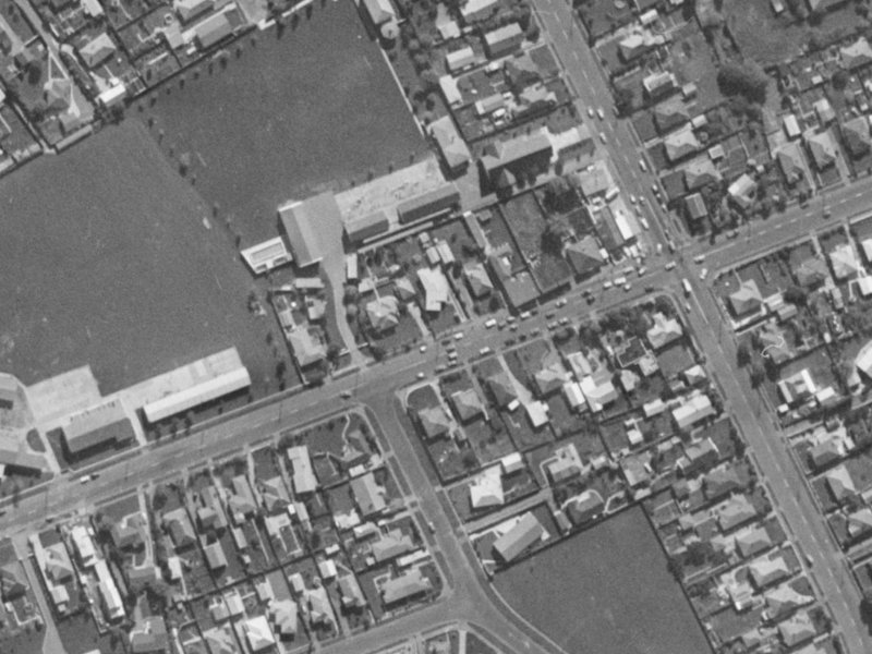 85 Sparks Road from the air, 1970-1974