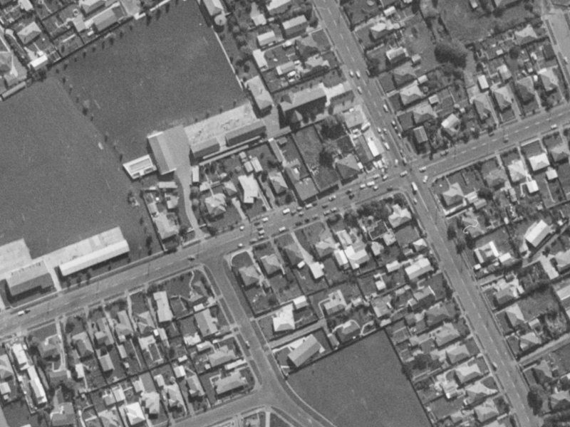 83 Sparks Road from the air, 1970-1974