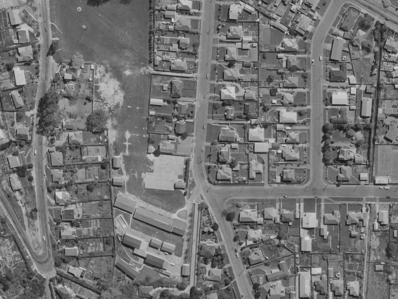 19 Albert Terrace from the air, 1970-1974
