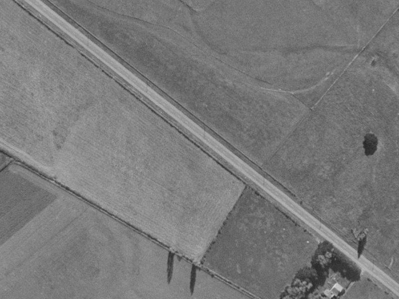 395-413 Halswell Junction Road from the air, 1970-1974