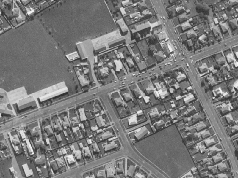 86 Sparks Road from the air, 1970-1974