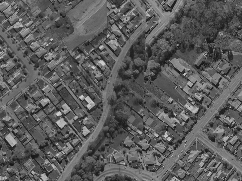 261 Ashgrove Terrace from the air, 1970-1974