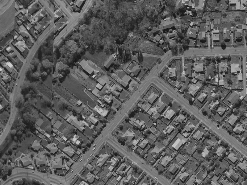 30 Thorrington Road from the air, 1970-1974
