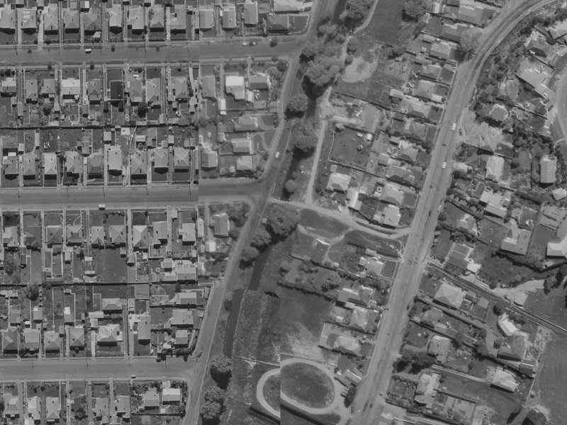 133 Eastern Terrace from the air, 1970-1974