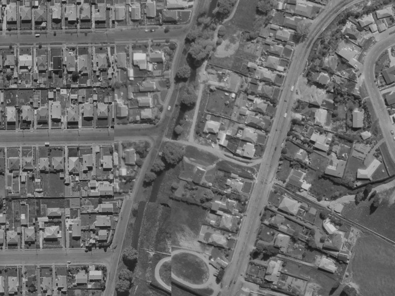 22 Palatine Terrace from the air, 1970-1974