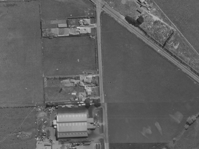 61B Chapmans Road from the air, 1970-1974