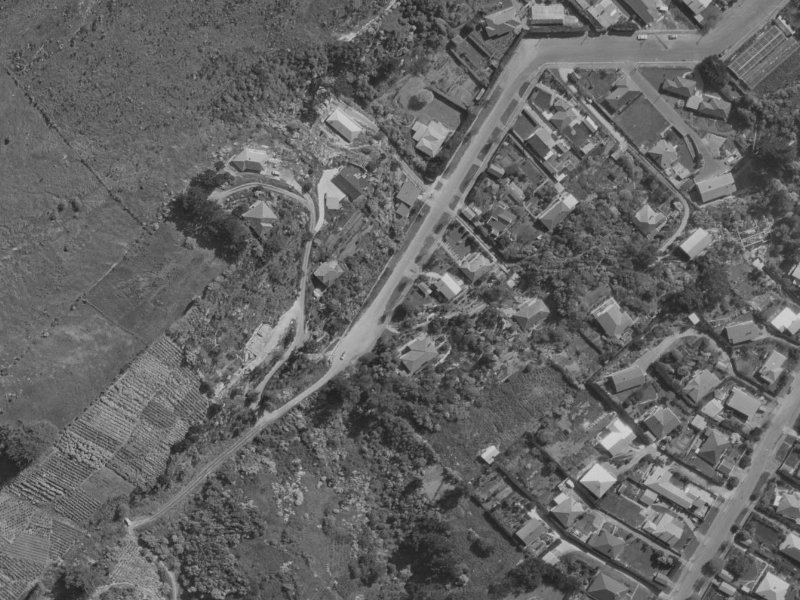 48 Augusta Street from the air, 1970-1974