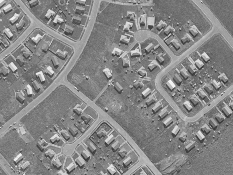 10 Salmond Street from the air, 1970-1974