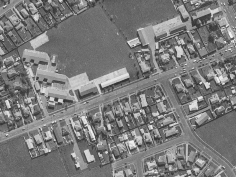 96 Sparks Road from the air, 1970-1974
