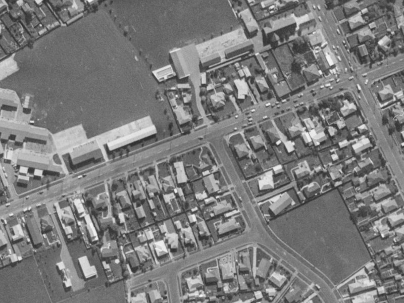 2 Rydal Street from the air, 1970-1974