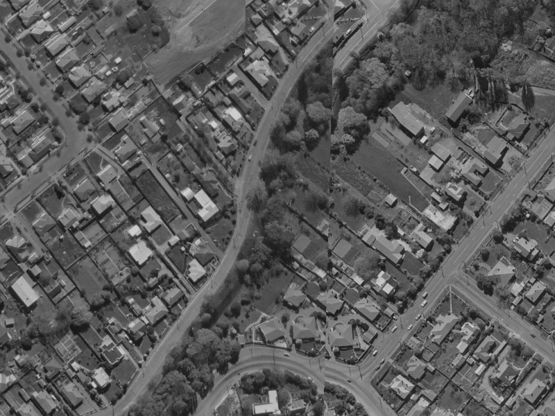 253 Ashgrove Terrace from the air, 1970-1974