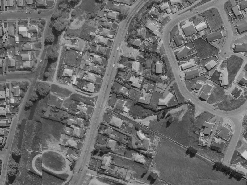 124 Centaurus Road from the air, 1970-1974