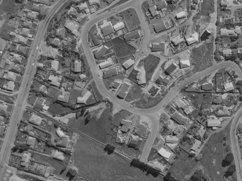 51 Parklands Drive from the air, 1970-1974