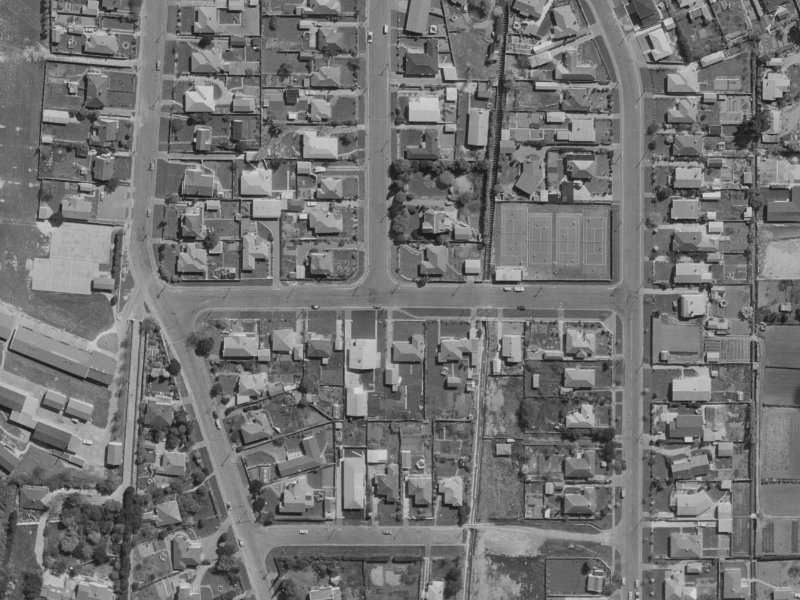 6 Roscoe Street from the air, 1970-1974